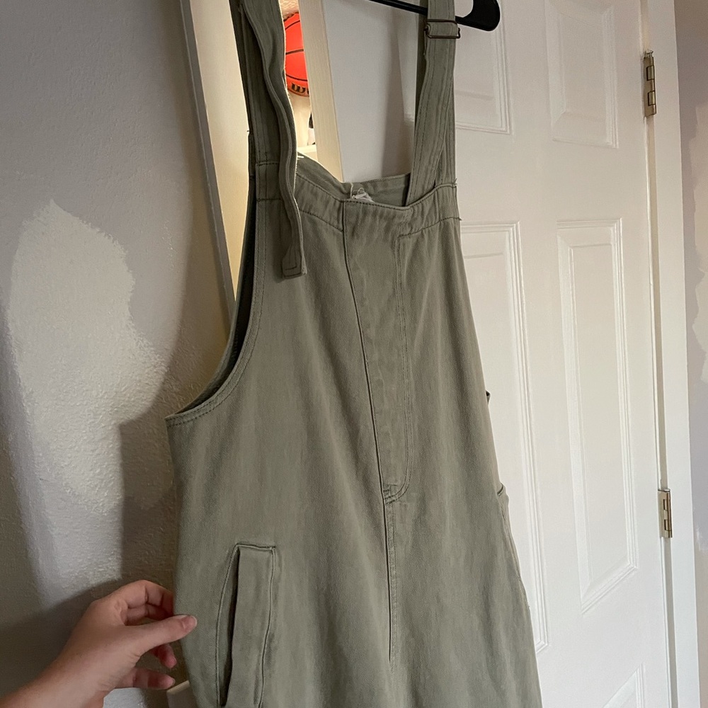 Green Clad and Cloth Jumpsuit